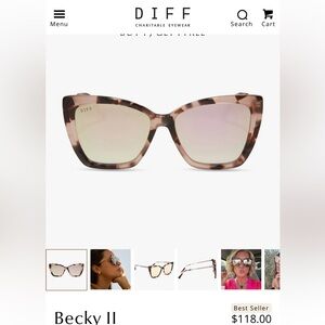 Diff Becky II Sunglasses